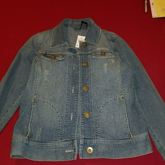 Vanity Jackets & Blazers - Vanity button down jean jacket size M, new with tags!